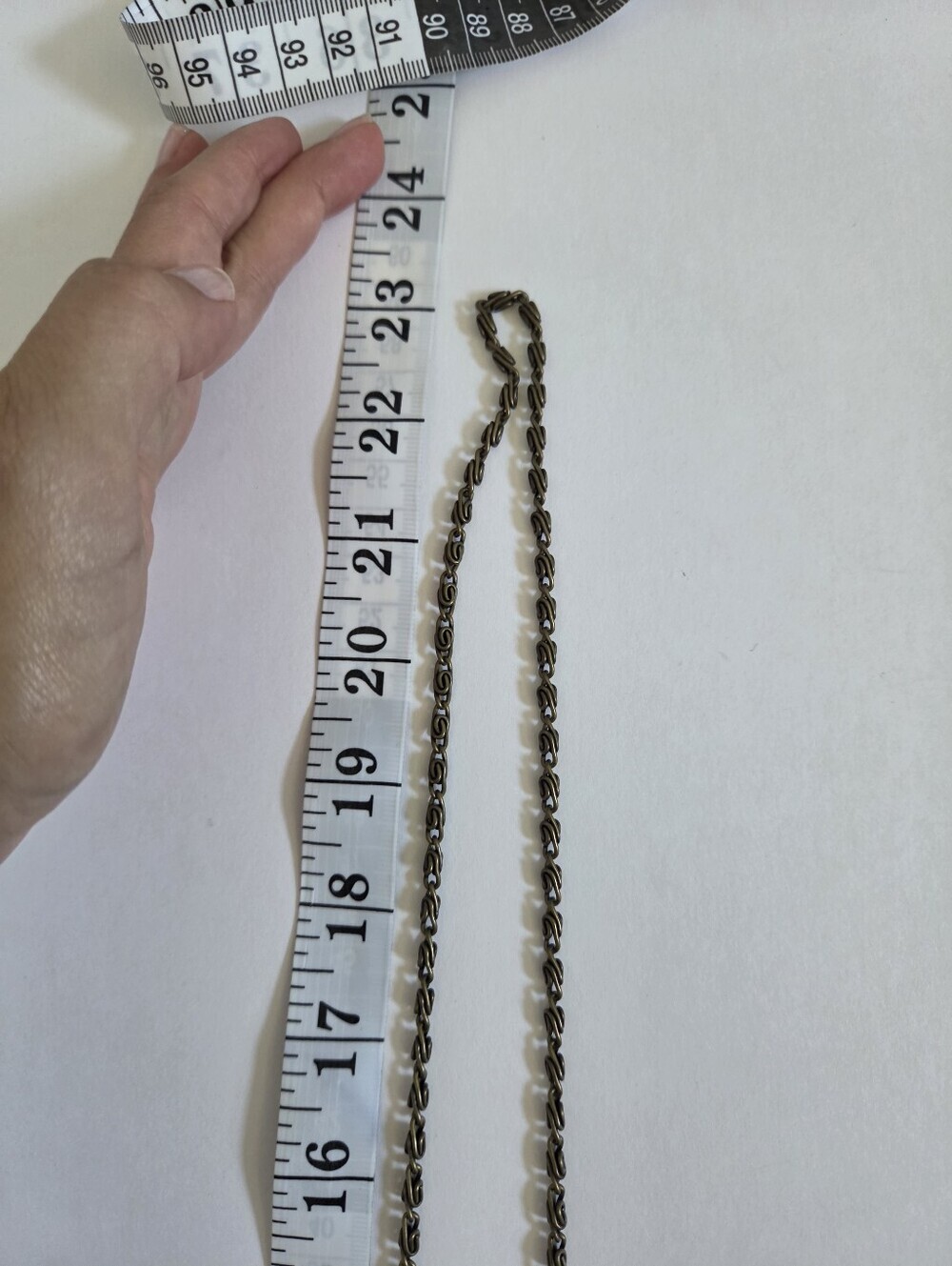 Vintage inspired victorian era evening purse beading metal chain Like New! - Picture 8 of 8